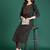 Women Printed Pleated Mirror Work Cotton Kurta with Trousers