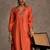 Women Ethnic Motifs Embroidered Thread Work Kurta with Trouser