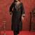 Women Ethnic Motifs Embroidered Thread Work Liva Kurta with Trousers