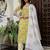Women Floral Printed Cotton Kurta with Trousers & With Dupatta