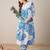 Floral Printed V-Neck Straight Kurta With Trouser