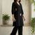 Women Embroidered Cotton Kurti with Palazzos