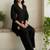 Women Embroidered Cotton Kurti with Palazzos