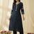 Women Floral Embroidered Thread Work Kurta with Trousers