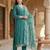 Women Ethnic Motifs Embroidered Thread Work Kurta with Trousers & With Dupatta