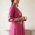 Women Floral Embroidered Thread Work Cotton Kurta with Trousers & With Dupatta