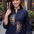 Women Ethnic Motifs Embroidered Thread Work Cotton Kurta with Trousers