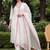 Women Floral Embroidered Mirror Work Kurta with Trousers & With Dupatta