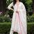 Women Floral Embroidered Mirror Work Kurta with Trousers & With Dupatta