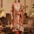 Ethnic Motifs Woven Design Round Neck Straight Kurta &Trousers With Dupatta