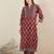 Women Floral Printed Cotton Kurta with Trousers