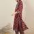 Women Floral Printed Cotton Kurta with Trousers