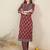 Women Floral Printed Cotton Kurta with Trousers