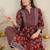 Women Floral Printed Cotton Kurta with Trousers