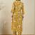 Floral Printed Cotton Kurta With Trouser