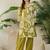 Floral Printed Cotton Straight Kurta With Trousers