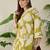 Floral Printed Cotton Straight Kurta With Trousers