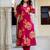 Women Printed Cotton Kurta with Trousers