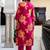 Women Printed Cotton Kurta with Trousers