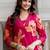 Women Printed Cotton Kurta with Trousers