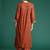 Embroidered Thread Work Kurta with Trousers