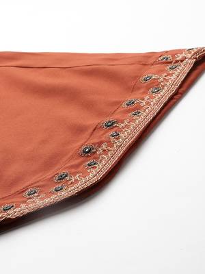 Embroidered Thread Work Kurta with Trousers 7