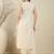 Women Floral Embroidered Thread Work Kurta with Trousers
