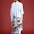 Floral Printed Beads & Stones Chanderi Silk Kurta With Trousers & Dupatta