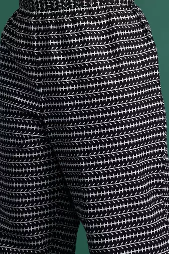 Plus Size Printed Kurta with Trousers & Dupatta