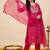 Women Bandhani Printed Kurta with Trousers & With Dupatta