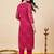 Women Bandhani Printed Kurta with Trousers & With Dupatta