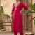 Women Ethnic Motifs Embroidered Kurta with Trousers
