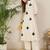 Floral Embroidered Mandarin Collar Thread Work Cotton A-Line Kurta & Palazzo