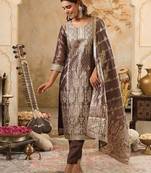 Women Kurta with Trousers & With Dupatta