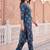 Women Floral Printed Cotton Kurta with Trousers