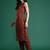 Solid Kurta with Trousers & Dupatta