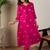 Women Ethnic Motifs Embroidered V-Neck Thread Work A-Line Kurta with Trousers