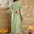 Women Floral Embroidered Thread Work Republic Day Kurta with Trousers