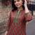 Women Ethnic Motifs Printed Thread Work Cotton Kurta with Trousers