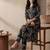 Women Floral Printed Cotton Kurta with Trousers
