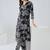 Women Floral Printed Cotton Kurta with Trousers