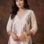 Women Paisley Printed Thread Work Cotton Kurta with Palazzos