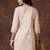 Women Paisley Printed Thread Work Cotton Kurta with Palazzos