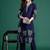 Floral Embroidered Cotton Kurta with Trousers