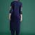 Floral Embroidered Cotton Kurta with Trousers
