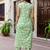 Floral Printed Cotton Kurta With Trousers & Dupatta