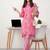 Women Floral Printed Cotton Kurta with Trousers