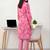 Women Floral Printed Cotton Kurta with Trousers