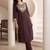 Women Embroidered Sequinned Kurta with Trousers