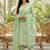 Women Floral Printed Cotton Kurta with Trousers & With Dupatta
